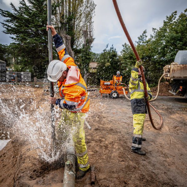 Lancement à l'eau