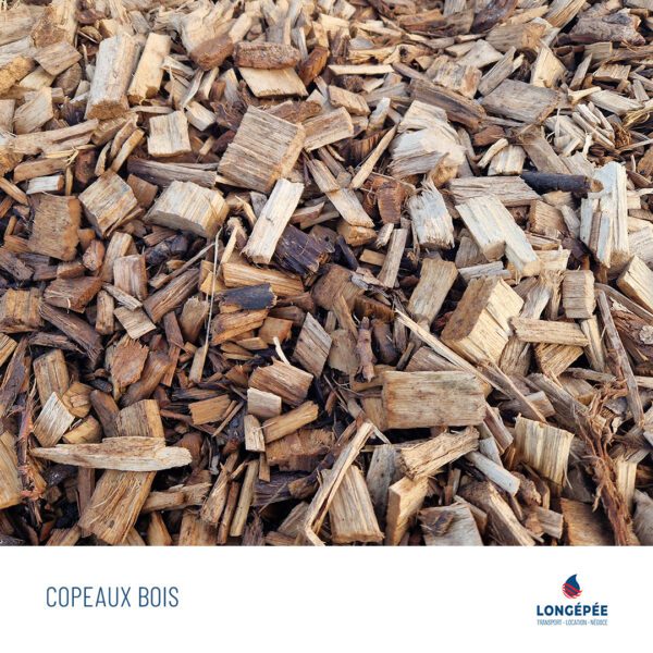 Copeaux de bois pour paillage de massif